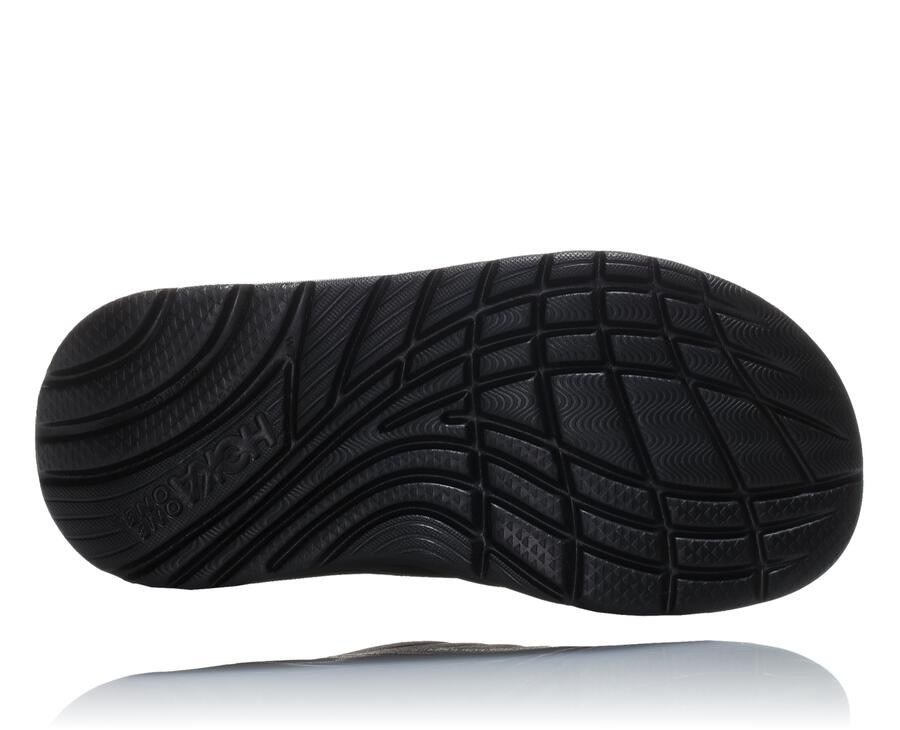 Hoka One One Womens Slide - ORA Recovery - Black - PGLA39816